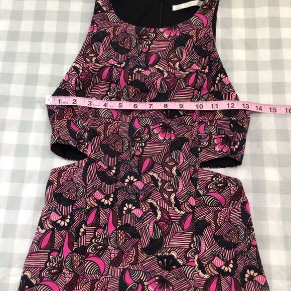 Zara Trafluc Open Sides Dress Black Pink Small Barbiecore - Picture 9 of 13